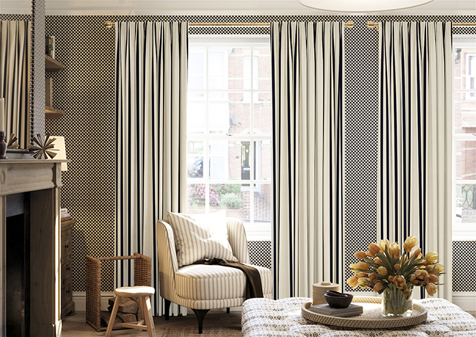 Winnies Stripe, Hudds - Made to Measure Curtains - Image 3